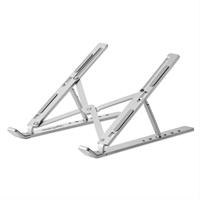 SOPORTES/MANHATTAN/462600/SOPORTE DE ALUMINIO PARA LAPTOP O TABLET CON ELEVACIÓN AJUSTABLE, PREMIUM